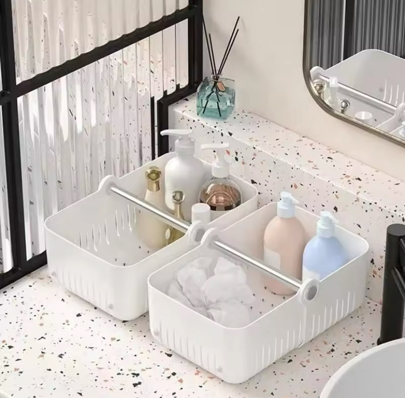 Portable Shower Rack with Handle, Bathroom Storage Box, Kitchen Storage Rack Portable Shower Rack with Handle, Bathroom Storage Box, Kitchen Storage Rack